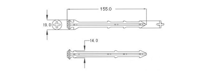 U-150型 専用止ピン